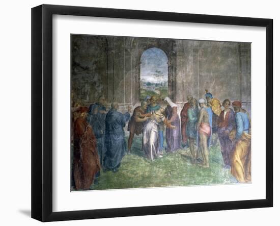 Healing of the Possessed Woman, 1509-1510-Andrea Di Cione Orcagna-Framed Giclee Print