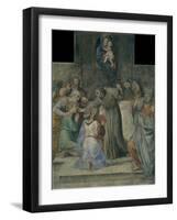 Healing the Blind at Birth, 1604-1607-Annibale Carracci-Framed Giclee Print