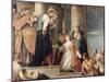 Healing the Woman with the Issue of Blood-Paolo Veronese-Mounted Giclee Print