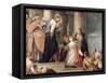 Healing the Woman with the Issue of Blood-Paolo Veronese-Framed Stretched Canvas