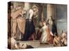 Healing the Woman with the Issue of Blood-Paolo Veronese-Stretched Canvas