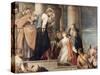 Healing the Woman with the Issue of Blood-Paolo Veronese-Stretched Canvas