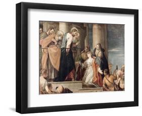 Healing the Woman with the Issue of Blood-Paolo Veronese-Framed Giclee Print