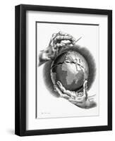 Healing the World, Conceptual Artwork-Bill Sanderson-Framed Premium Photographic Print