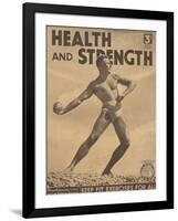 Health and Strength, Body Building Fitness Exercise Gay Magazine, UK, 1938-null-Framed Giclee Print