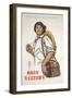 Health Care Workers - Serve the 500,000 Peasants in China-null-Framed Art Print