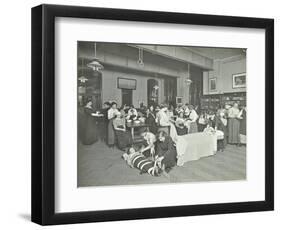 Health Class, Cosway Street Evening Institute for Women, London, 1914-null-Framed Photographic Print