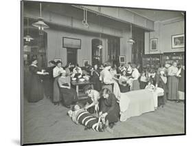 Health Class, Cosway Street Evening Institute for Women, London, 1914-null-Mounted Photographic Print