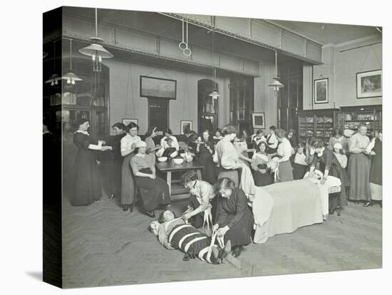 Health Class, Cosway Street Evening Institute for Women, London, 1914-null-Stretched Canvas