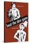 Health Propaganda Poster of a Worker Dressing in Clean Clothes and a Man Showering-null-Stretched Canvas