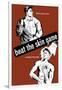 Health Propaganda Poster of a Worker Dressing in Clean Clothes and a Man Showering-null-Framed Art Print