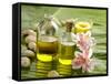 Health Spa on Banana Leaf-crystalfoto-Framed Stretched Canvas