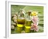 Health Spa on Banana Leaf-crystalfoto-Framed Photographic Print