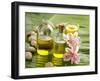 Health Spa on Banana Leaf-crystalfoto-Framed Photographic Print