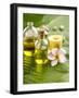 Health Spa with Massage Oil, Frangipani,Candle-crystalfoto-Framed Photographic Print