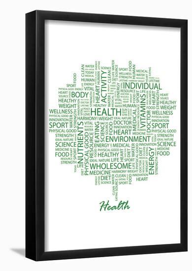 Health-null-Framed Poster