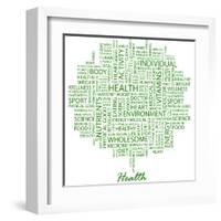 Health-Login-Framed Art Print