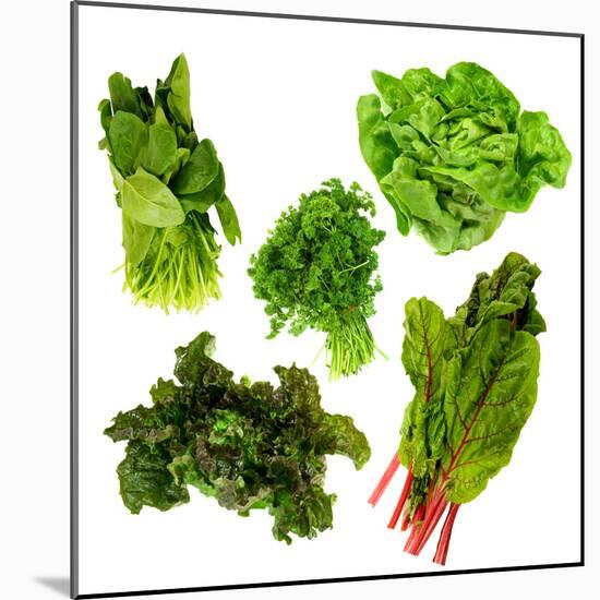 Healthy Dark Green Vegetables-maggy-Mounted Photographic Print