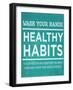 Healthy Habits I-Sd Graphics Studio-Framed Art Print