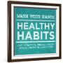 Healthy Habits I-null-Framed Art Print