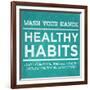 Healthy Habits I-null-Framed Art Print