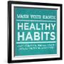 Healthy Habits I-null-Framed Art Print