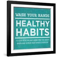 Healthy Habits I-null-Framed Art Print