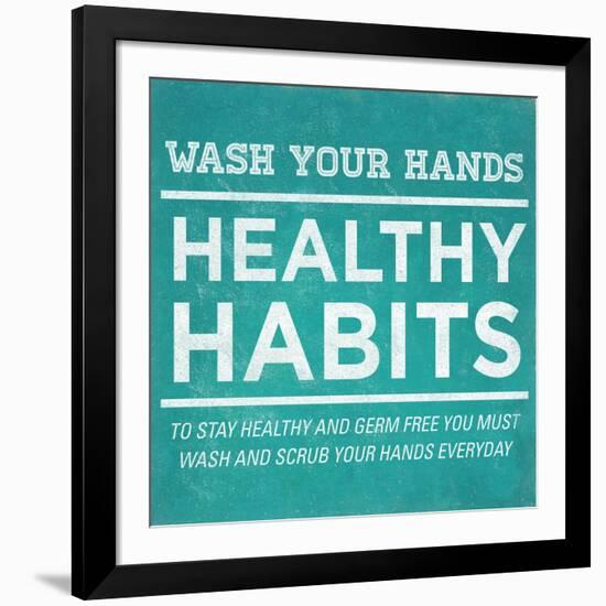 Healthy Habits I-null-Framed Art Print