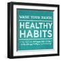 Healthy Habits I-null-Framed Art Print