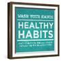 Healthy Habits I-null-Framed Art Print