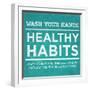 Healthy Habits I-null-Framed Art Print