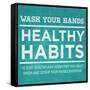 Healthy Habits I-null-Framed Stretched Canvas