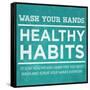 Healthy Habits I-null-Framed Stretched Canvas