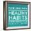 Healthy Habits II-null-Framed Art Print