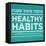 Healthy Habits II-null-Framed Stretched Canvas