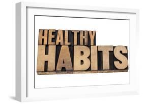 Healthy Habits-PixelsAway-Framed Art Print