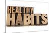 Healthy Habits-PixelsAway-Stretched Canvas