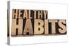 Healthy Habits-PixelsAway-Stretched Canvas