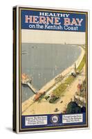 Healthy Herne Bay on the Kentish Coast', Poster Advertising Southern Railway-null-Stretched Canvas