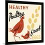 Healthy Poultry-Fresh Eggs-Retro Series-Mounted Art Print