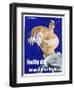 Healthy Skin Keeps Him on the Job-null-Framed Premium Giclee Print