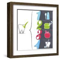 Healthy Teeth Tips-guniita-Framed Art Print