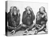 Hear No Evil, See No Evil, Speak No Evil-null-Stretched Canvas