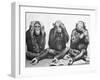 Hear No Evil, See No Evil, Speak No Evil-null-Framed Photographic Print