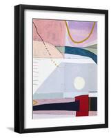 Hear the moon-Hyunah Kim-Framed Art Print