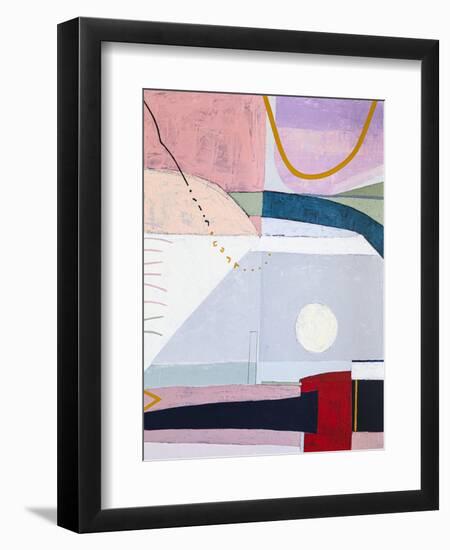 Hear the moon-Hyunah Kim-Framed Art Print