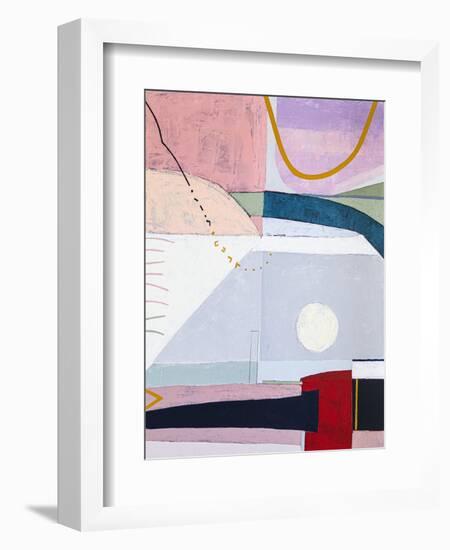 Hear the moon-Hyunah Kim-Framed Art Print