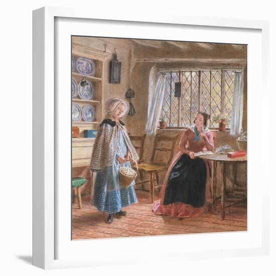 Hearing Lessons (W/C)-William Henry Hunt-Framed Giclee Print