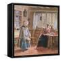 Hearing Lessons (W/C)-William Henry Hunt-Framed Stretched Canvas