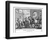 Hearing That Julius Caesar Has Crossed the Rubicon Pompeius Flees Rome-Augustyn Mirys-Framed Photographic Print